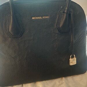 Michael Kors Black Leather Handbag